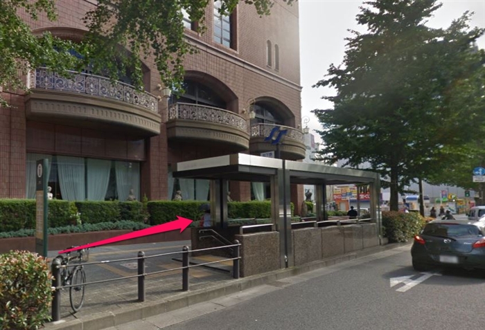 広瀬通駅の西1出口